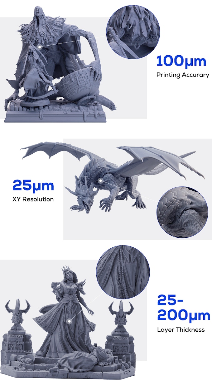 Emake3D Galaxy 1 ：17英寸大型SLA 3D打印机