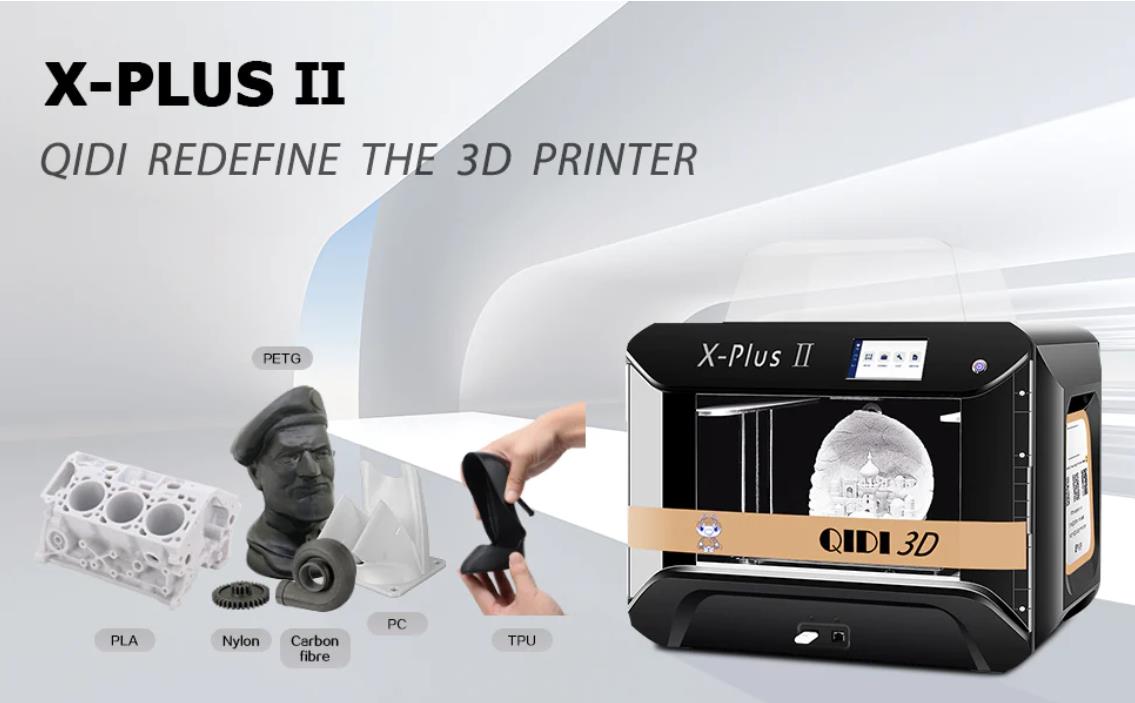 [视频] Qidi Tech X-Plus II 3D打印机：两套全新升级的第三代挤出机总成