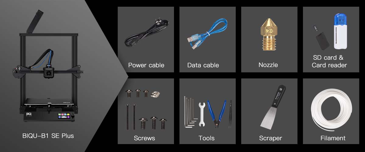 [视频] BIQU B1 SE PLUS 3D打印机 全金属挤出机 TMC驱动 自动调平
