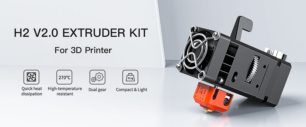 [视频] BIQU H2 不锈钢双轮挤压直驱/近程挤出机