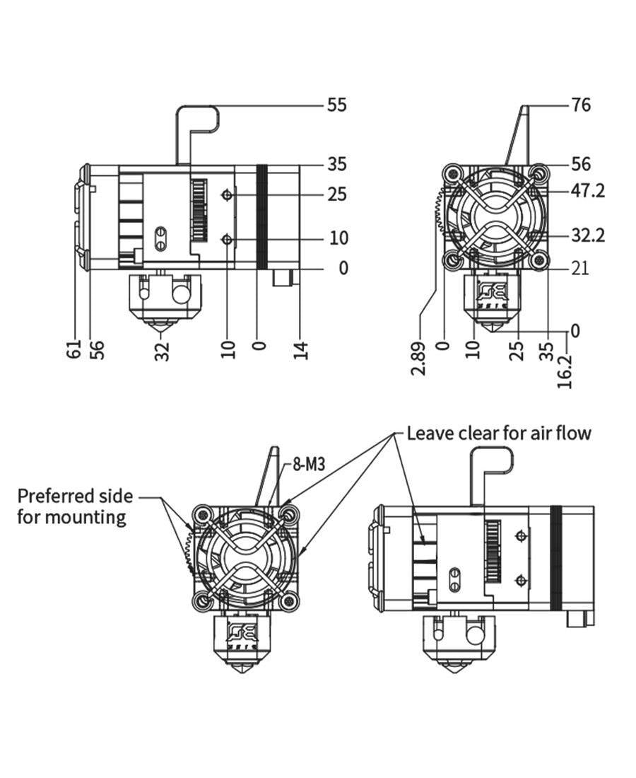 [视频] BIQU H2 不锈钢双轮挤压直驱/近程挤出机