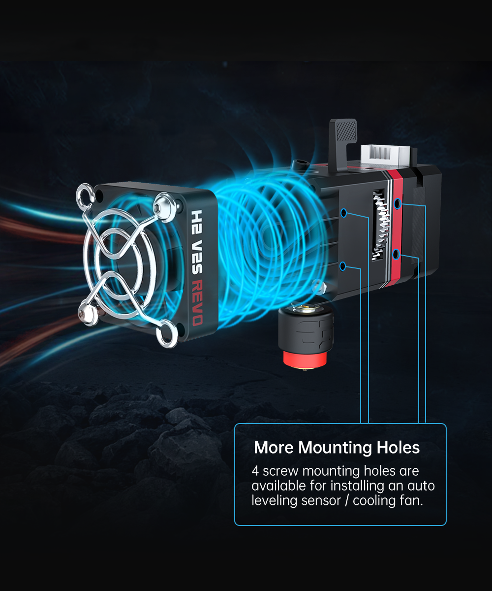 [视频] BIQU H2 V2S REVO 适用于3D打印机的直驱/近程挤出机