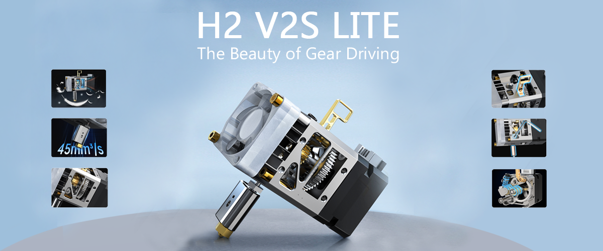 [视频] BIQU H2 V2S LITE 直驱/近程挤出机 镂空机械设计 超轻和超高挤出流量