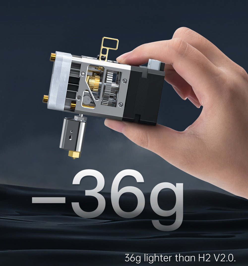 [视频] BIQU H2 V2S LITE 直驱/近程挤出机 镂空机械设计 超轻和超高挤出流量