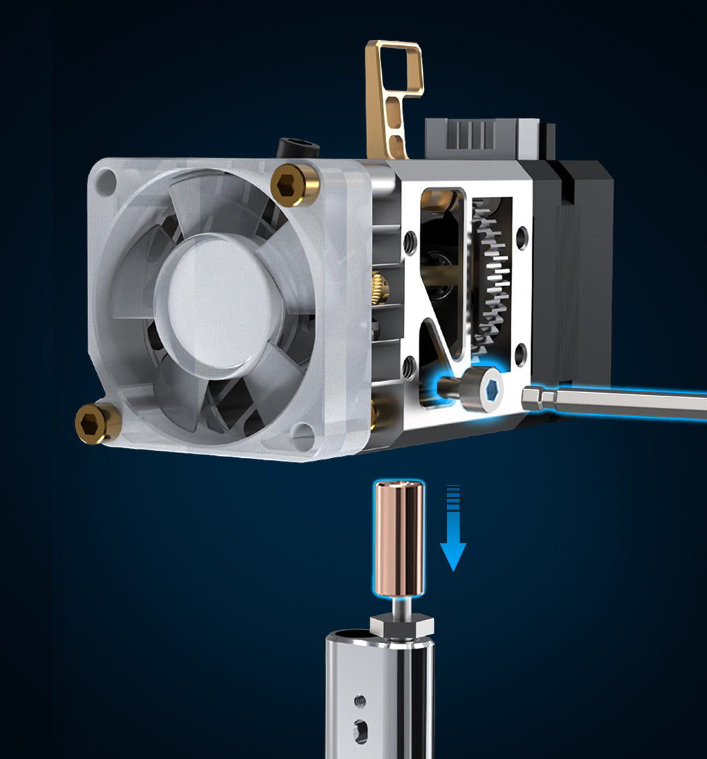 [视频] BIQU H2 V2S LITE 直驱/近程挤出机 镂空机械设计 超轻和超高挤出流量