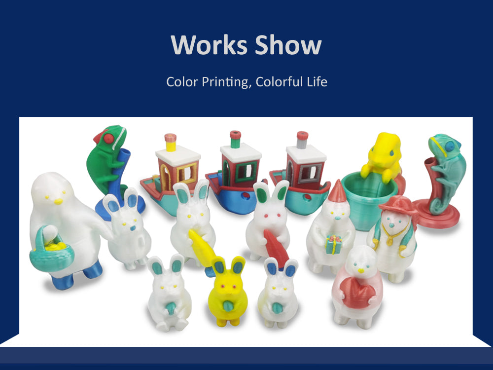 [视频] ZONESTAR Z9V5Pro-MK4 CoreXY 4挤出机多色静音 FDM 3D打印机