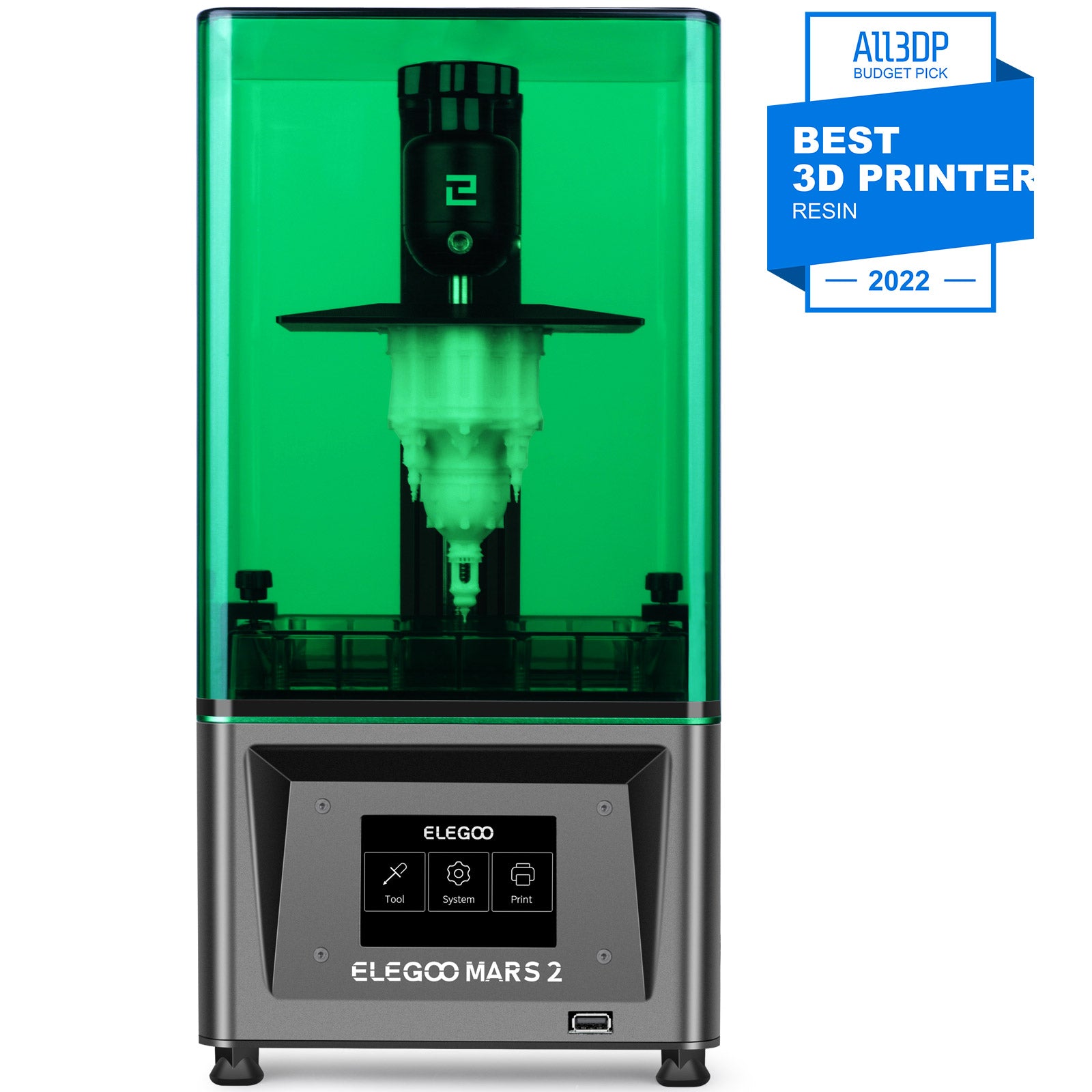 [视频] ELEGOO Mars 2 MSLA  6.08寸2K 光固化3D打印机