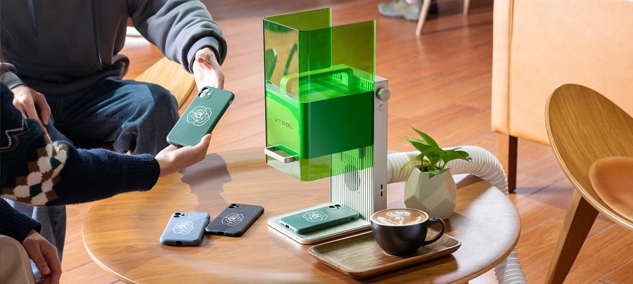 [视频] xTool F1：全球市场上最快的便携式红外和二极管双激光雕刻机 4000mm/s