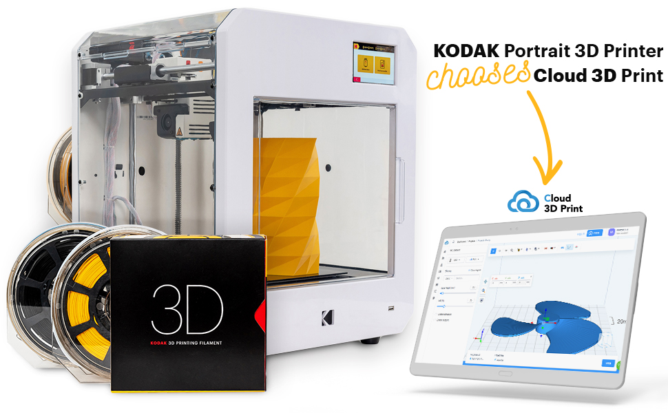 [视频] KODAK Portrait 3D Printer - 柯达，不只是相机！