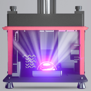 [视频] ELEGOO Mars 2 Pro 6.08寸2K 单色LCD光固化3D打印机