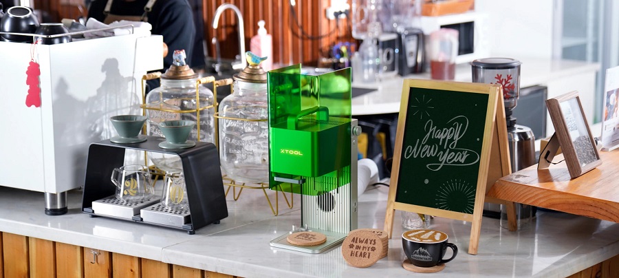 [视频] xTool F1：全球市场上最快的便携式红外和二极管双激光雕刻机 4000mm/s