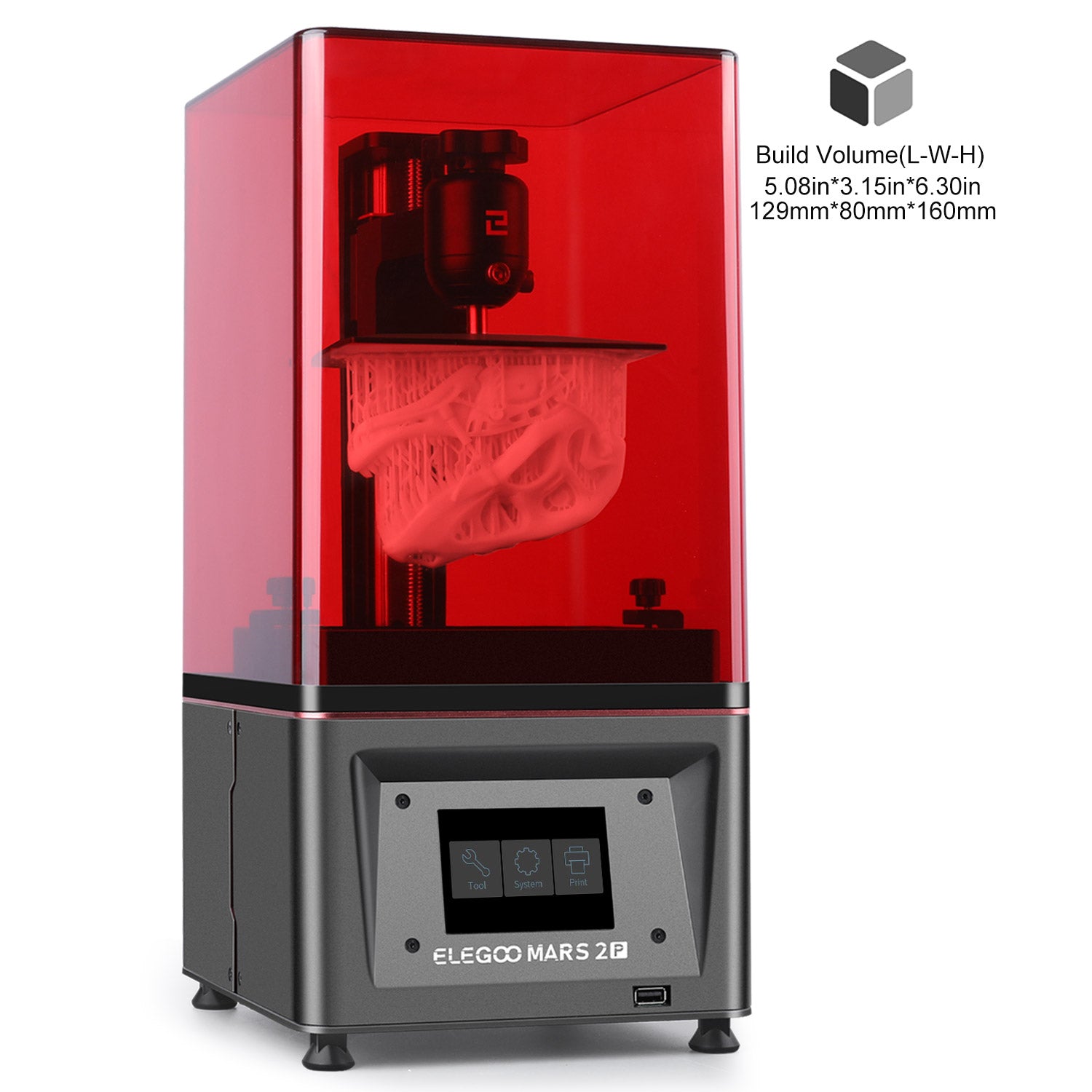 [视频] ELEGOO Mars 2 Pro 6.08寸2K 单色LCD光固化3D打印机