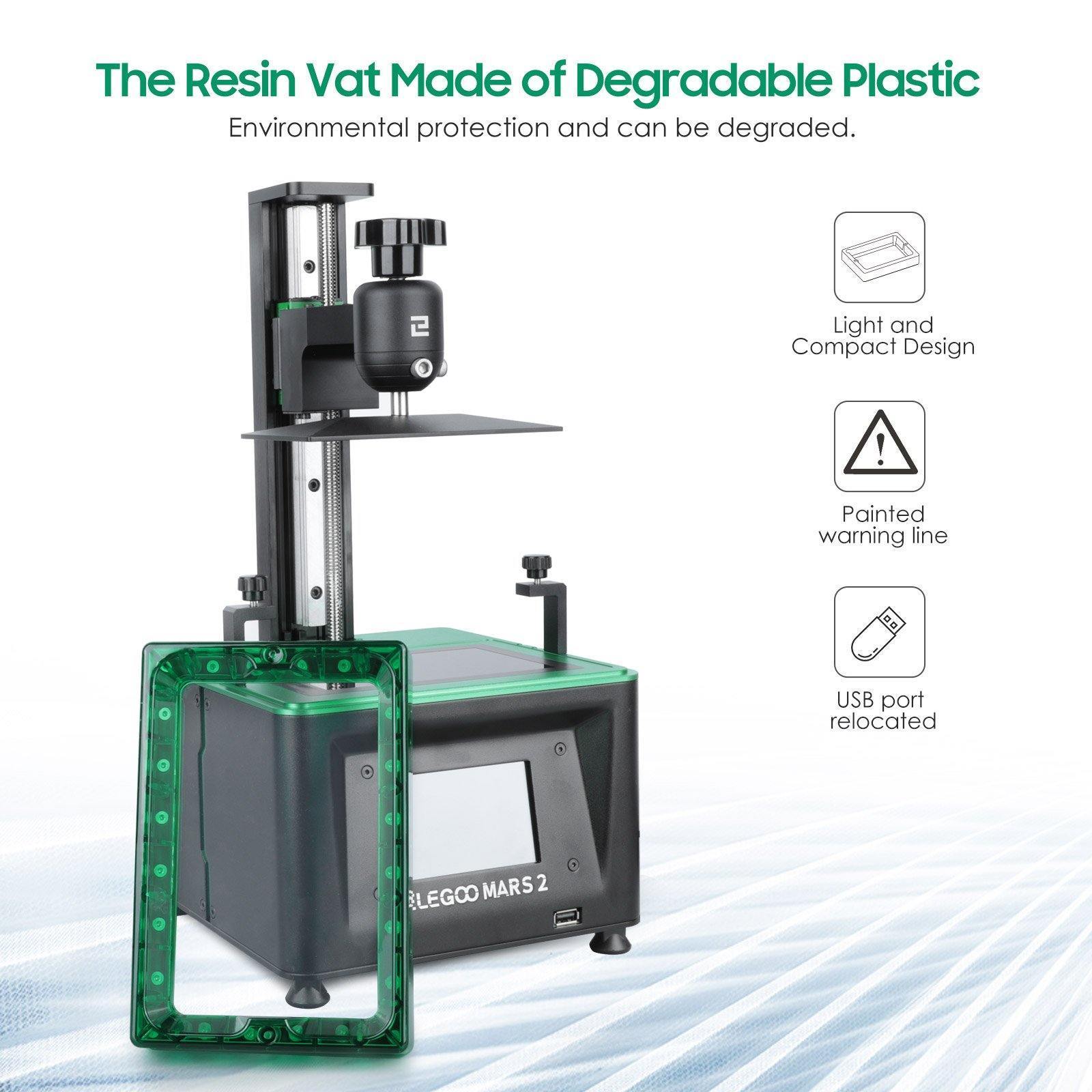 [视频] ELEGOO Mars 2 MSLA  6.08寸2K 光固化3D打印机