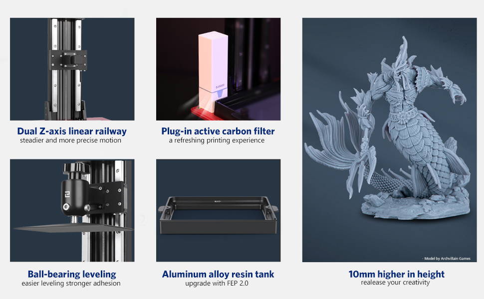 [视频] ELEGOO Saturn S 9.1寸4K 单色LCD光固化3D打印机