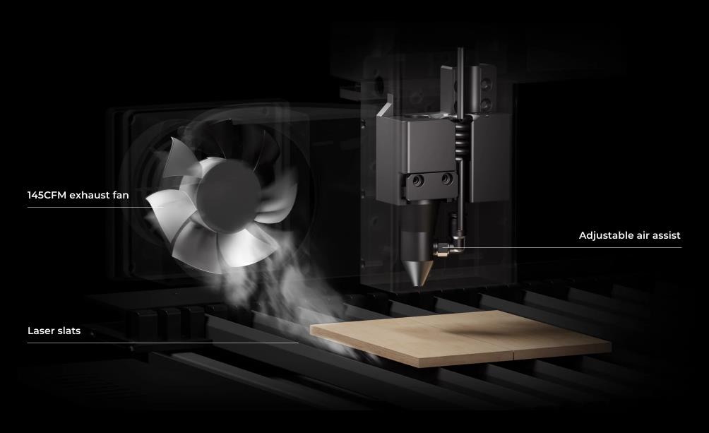 [视频] xTool P2 55W CO2 智能桌面激光雕刻切割机