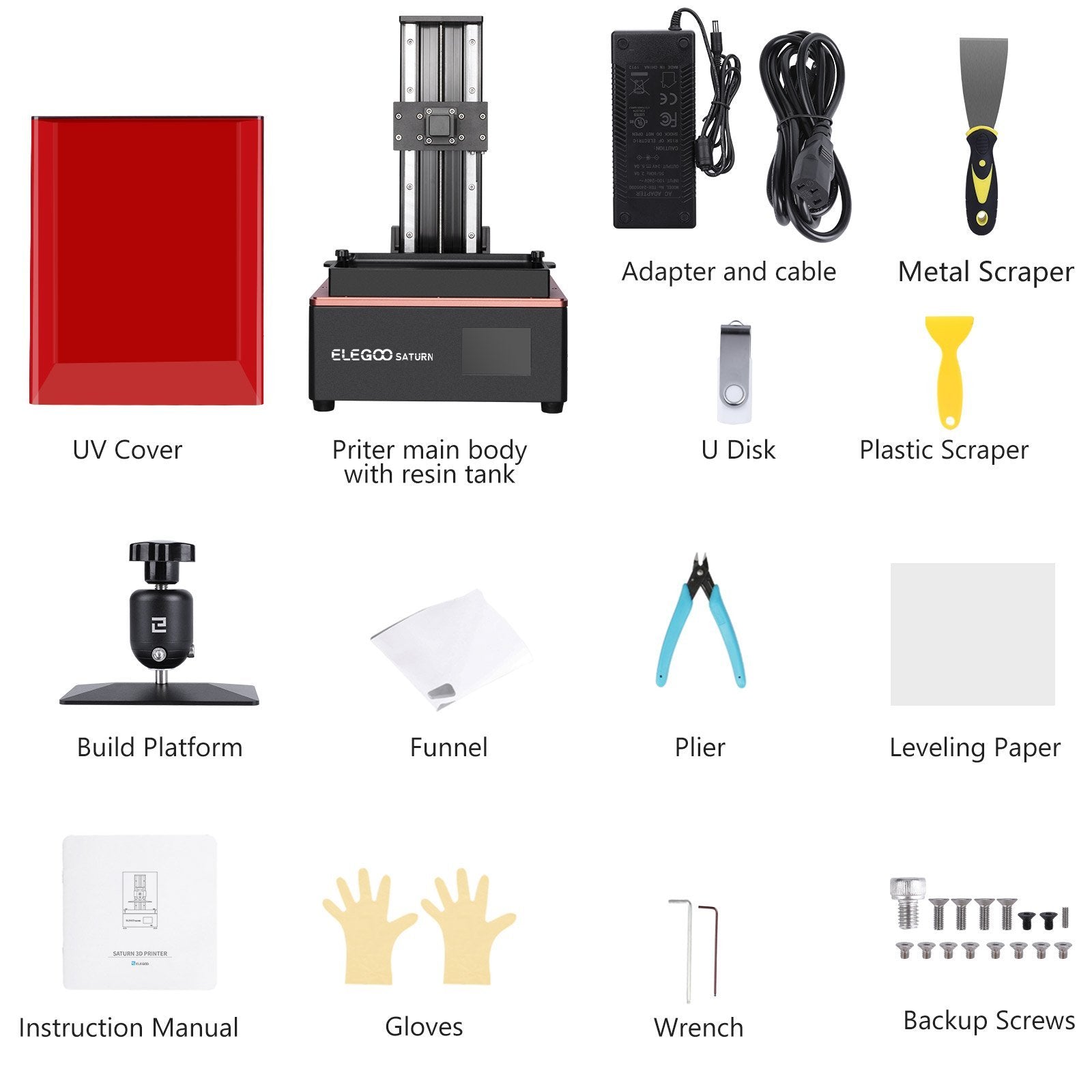 [视频] ELEGOO Saturn 8.9寸4K 单色LCD光固化3D打印机