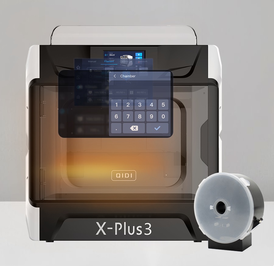 [视频] QIDI X-Plus3 FDM 3D打印机 专为专业高速打印应用级材料设计