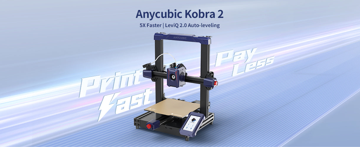 [视频] Anycubic Kobra 2  FDM 3D打印机 以实惠的价格带来5倍的打印速度
