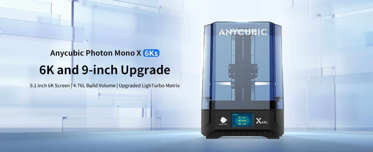 [视频] Anycubic Photon Mono X 6Ks 9.1寸6K LCD光固化3D打印机