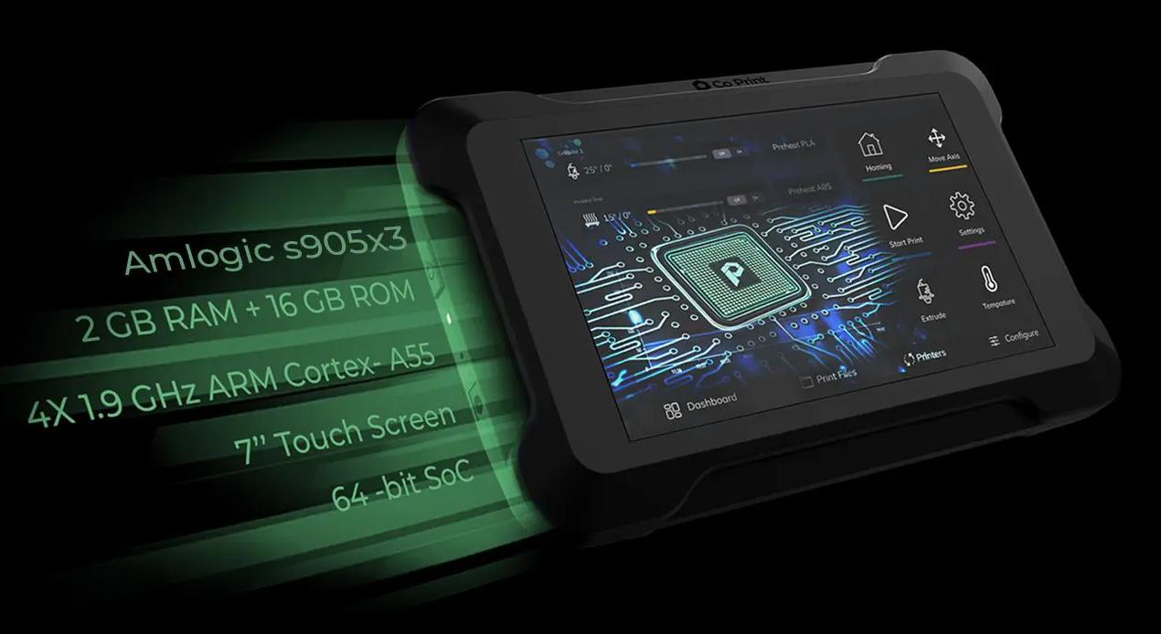 [视频] Co Print 3D ChromaPad 世界上第一个多丝3D打印平板 专为多丝打印而设计