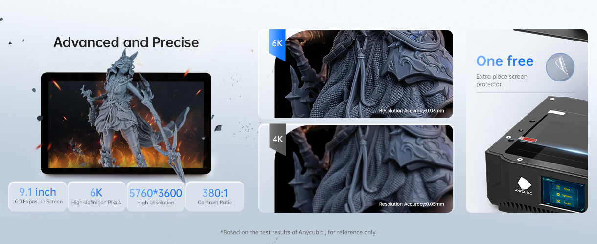 [视频] Anycubic Photon Mono X 6Ks 9.1寸6K LCD光固化3D打印机