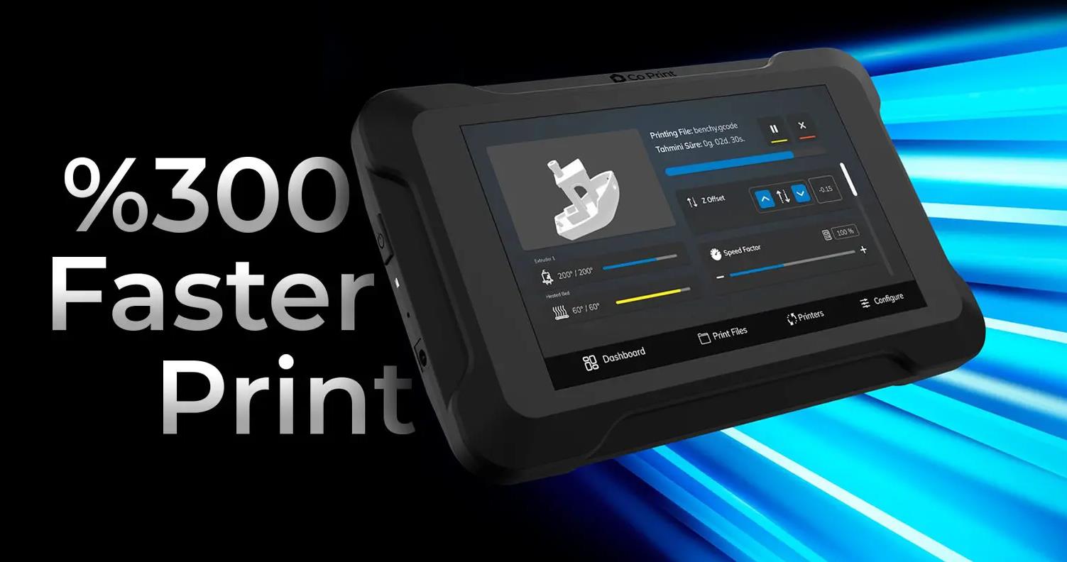 [视频] Co Print 3D ChromaPad 世界上第一个多丝3D打印平板 专为多丝打印而设计