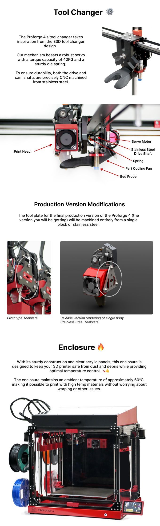 [视频] Makertech3D Proforge4：下一代高速4独立挤出头 FDM 3D打印机