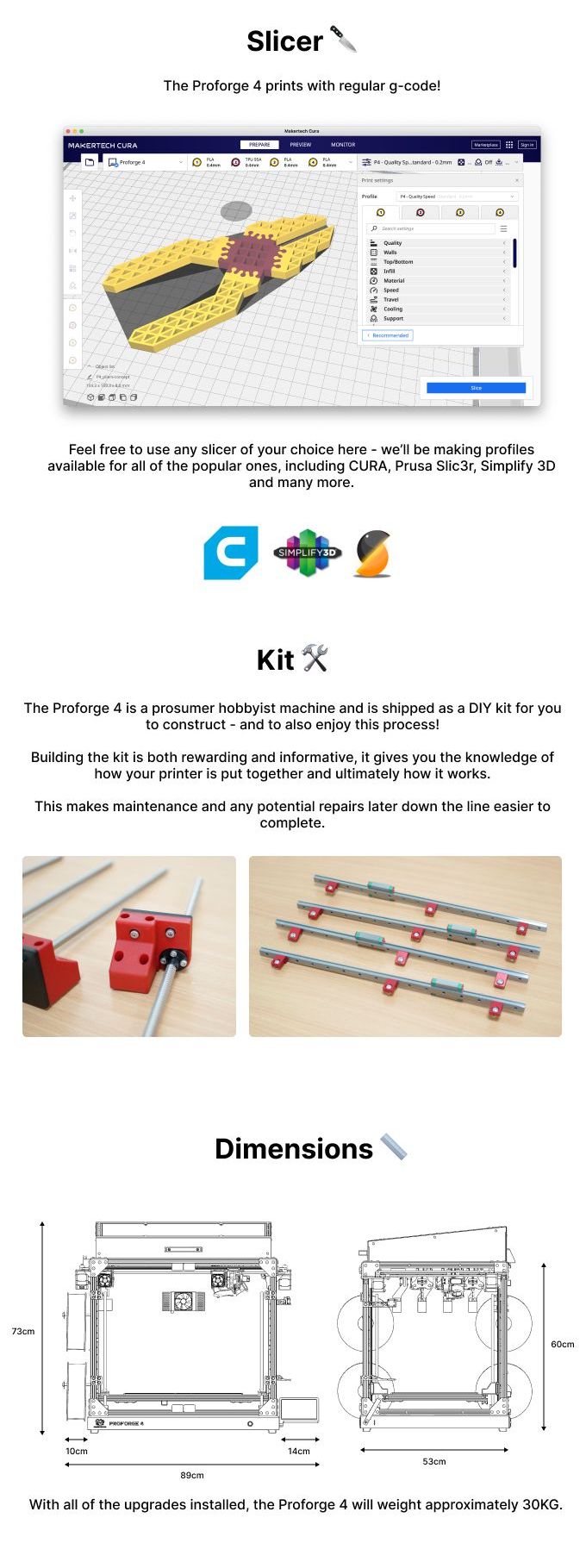 [视频] Makertech3D Proforge4：下一代高速4独立挤出头 FDM 3D打印机