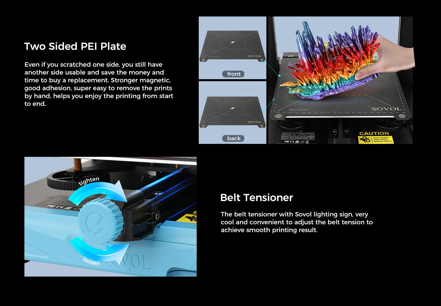 [视频] Sovol SV07 Klipper 直驱FDM 3D打印机 打印速度 250mm/s