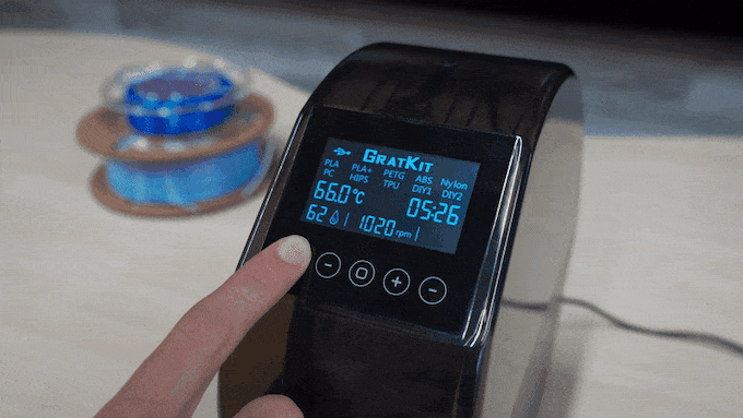 [视频] GratKit Firefly 世界上第一台APP控制的3D打印长丝干燥机