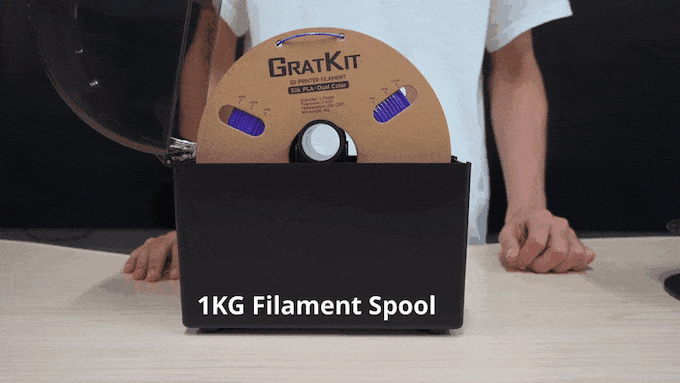 [视频] GratKit Firefly 世界上第一台APP控制的3D打印长丝干燥机