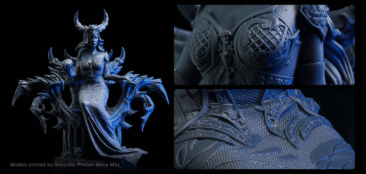 [视频] Anycubic Photon Mono M5s 10.1寸12K LCD 光固化打印机  像大师一样打印