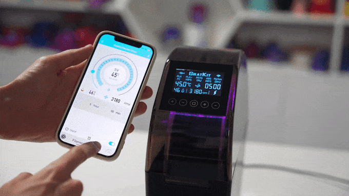 [视频] GratKit Firefly 世界上第一台APP控制的3D打印长丝干燥机