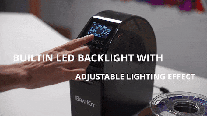 [视频] GratKit Firefly 世界上第一台APP控制的3D打印长丝干燥机