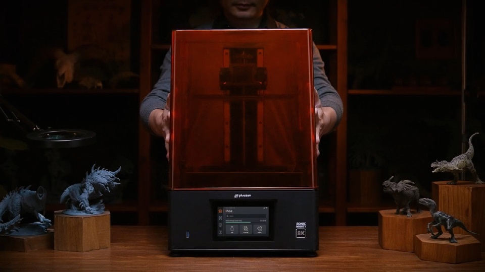 [视频] Phrozen Sonic Mighty 8K 10寸 LCD 光固化3D打印机