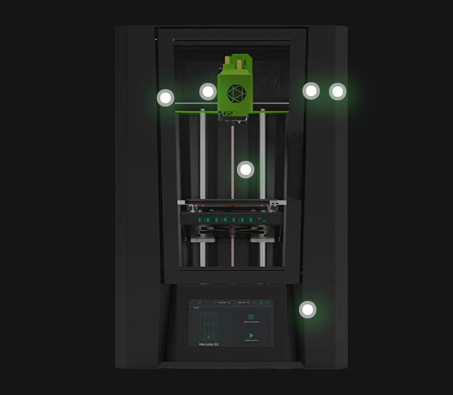 [视频] IMPRINTA Hercules G2 FDM 3D打印机 （已停产）