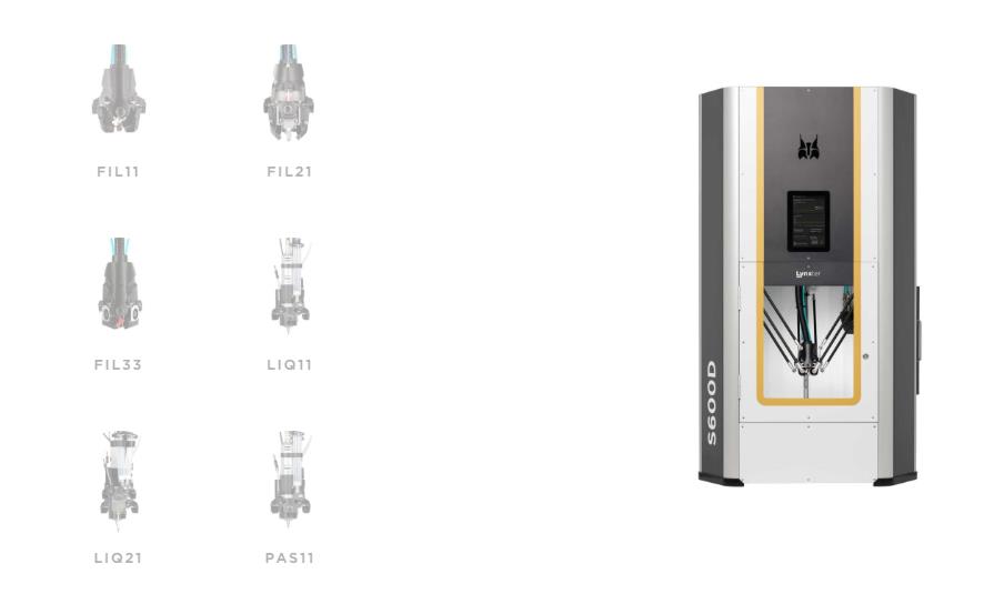 [视频] Lynxter S600D - 拥有6个工具头的模块化3D打印机