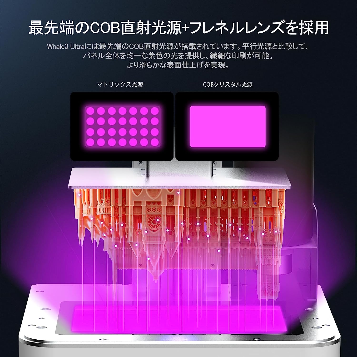 [视频] NOVA3D Whale3 Ultra 8K LCD光固化3D打印机 - 带自动恒温系统