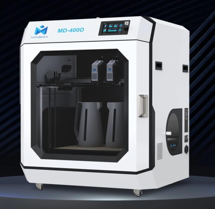 [视频] MINGDA MD-400D 大型高温独立双挤出机3D打印机 - 释放创新