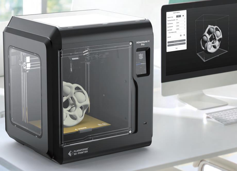 [视频] Flashforge Adventurer 4 Pro FDM 3D打印机 更快更强大