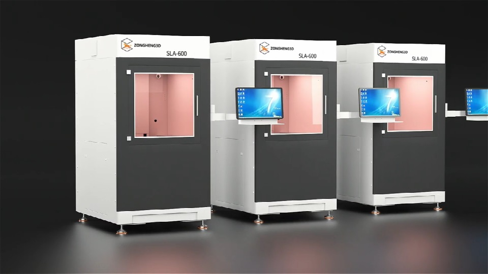 [视频] ZONGHENG3D Super Maker SLA 600 光固化3D打印机