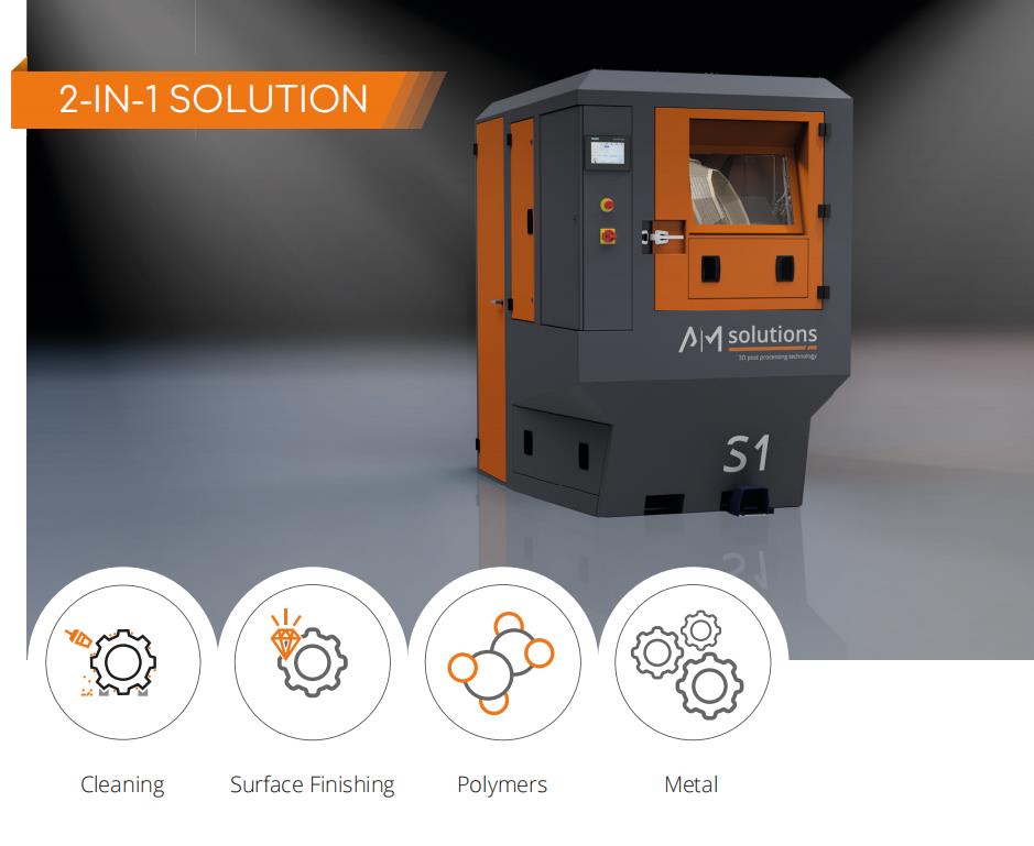 [视频] AM solutions S1 用于清洁和表面精加工的二合一解决方案
