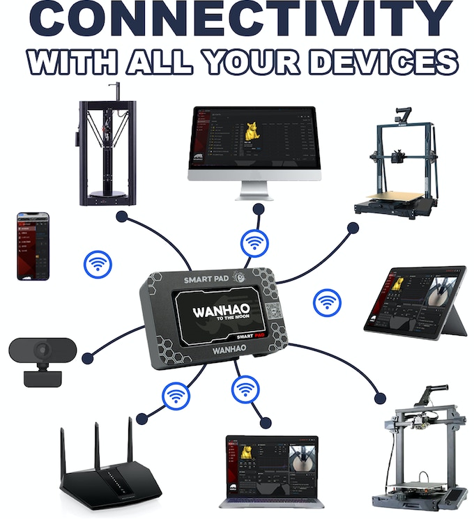 [视频] WANHAO SMART PAD：一款开源的Klipper盒子兼容所有FDM 3D打印机