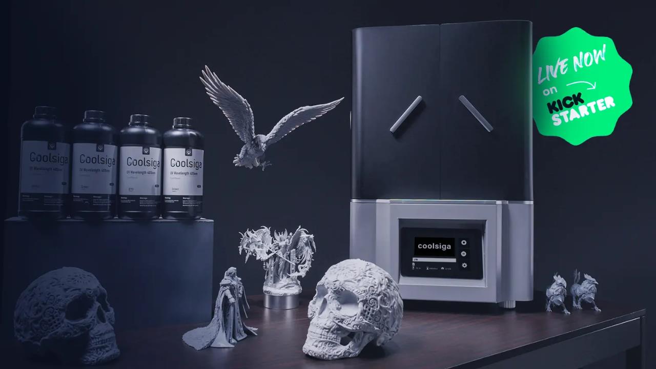 [视频] Coolsiga FinderOne136：最快的13.6寸7K LCD光固化3D打印机