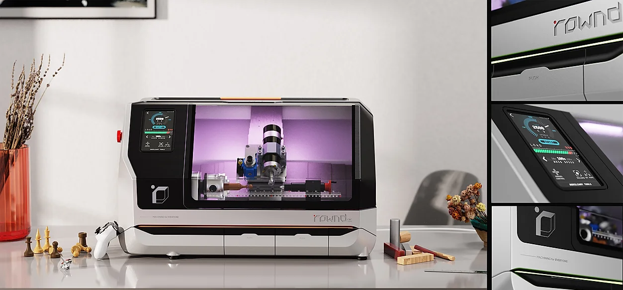 [视频] Rownd CNC Lathe：终极数控车床开启您的创意之旅