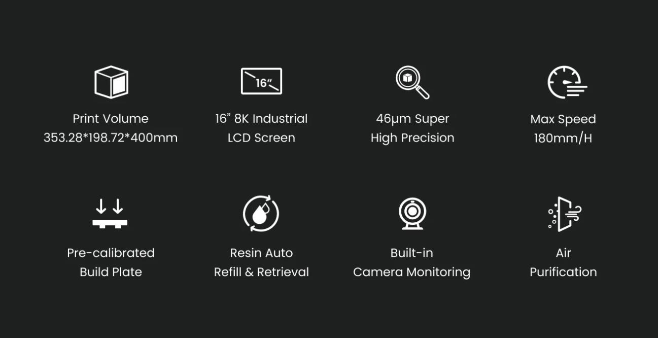 [视频] Apex-maker X1：工业高速16英寸8K LCD光固化3D打印机