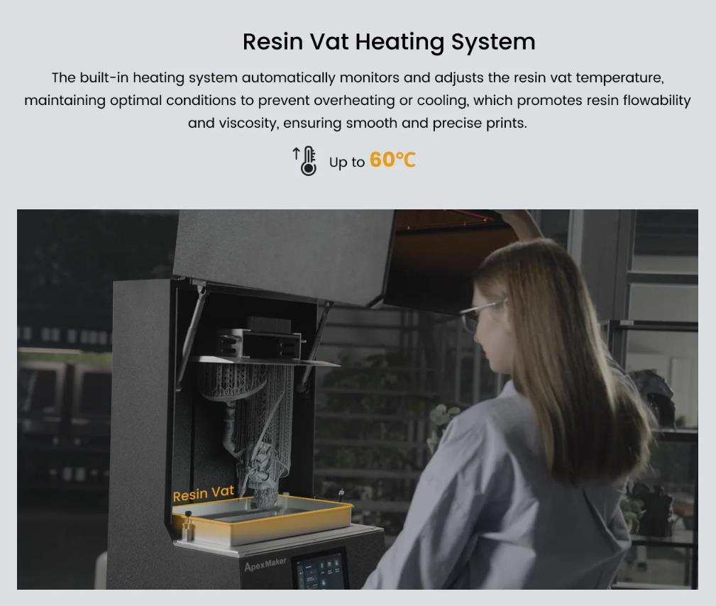 [视频] Apex-maker X1：工业高速16英寸8K LCD光固化3D打印机