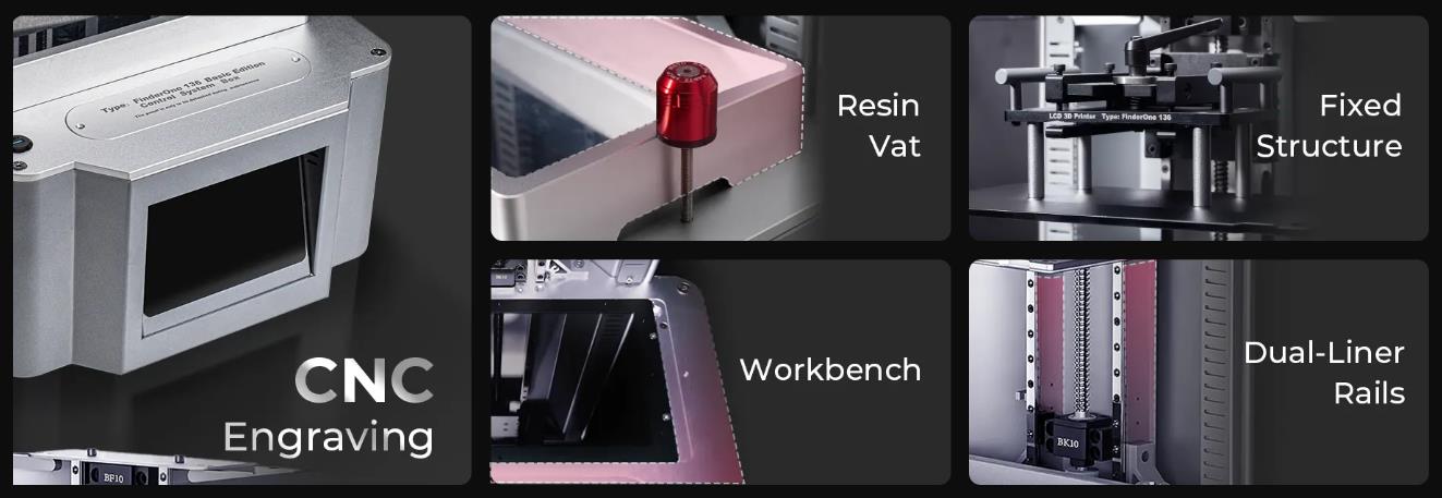 [视频] Coolsiga FinderOne136：最快的13.6寸7K LCD光固化3D打印机