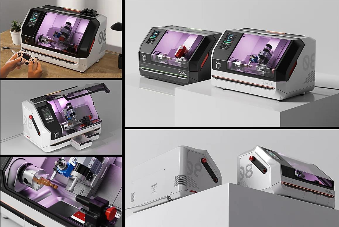 [视频] Rownd CNC Lathe：终极数控车床开启您的创意之旅