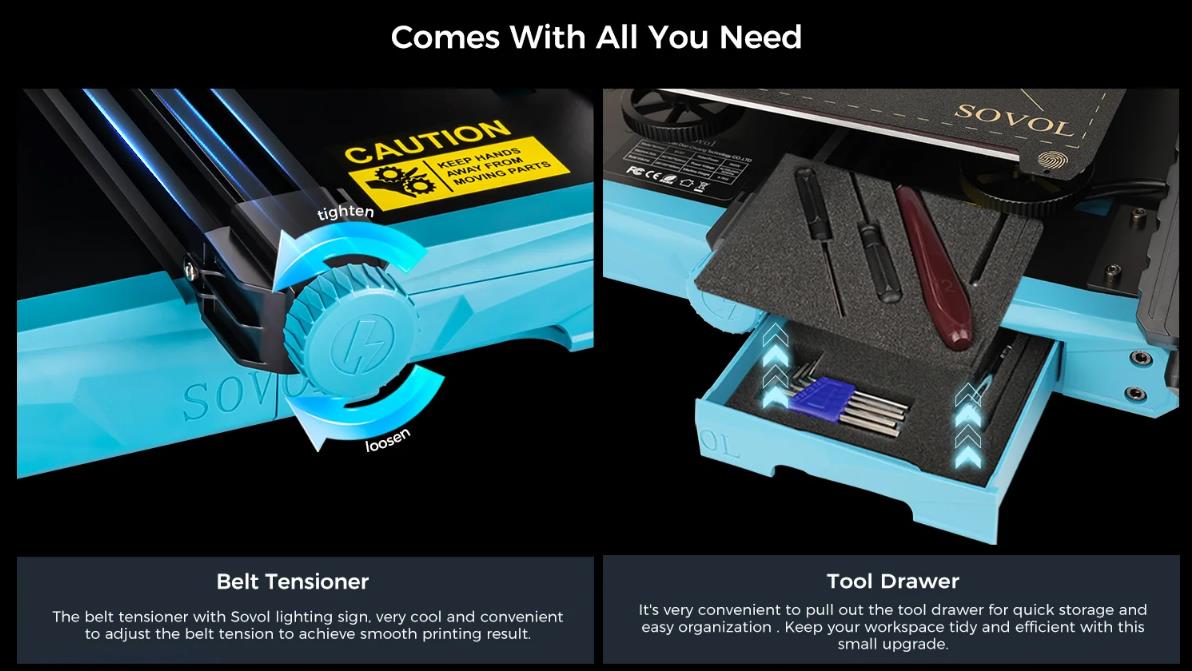 [视频] Sovol SV07 Plus：更大的Klipper FDM 3D打印机打印速度500mm/s